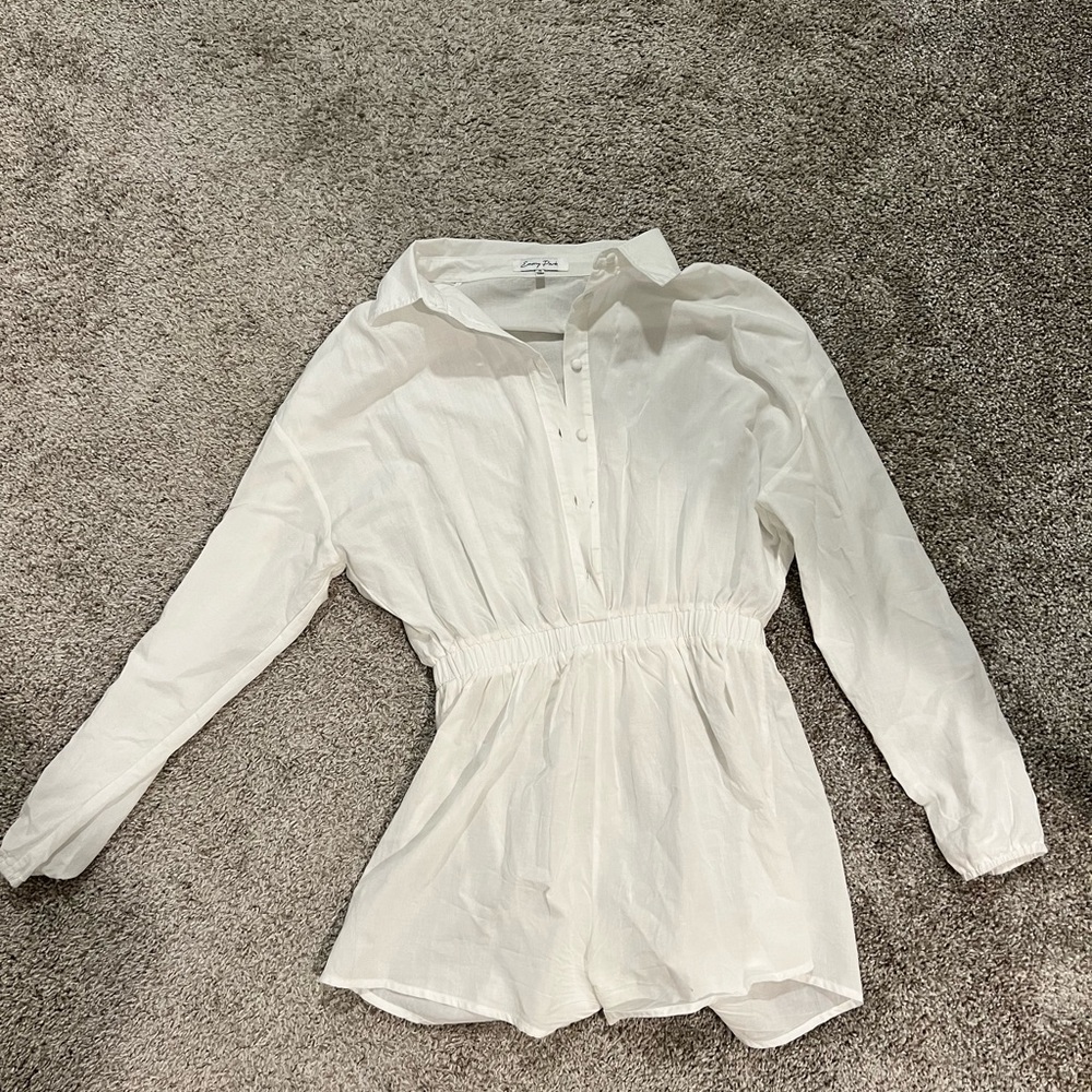Emory Park White Romper (Size M)